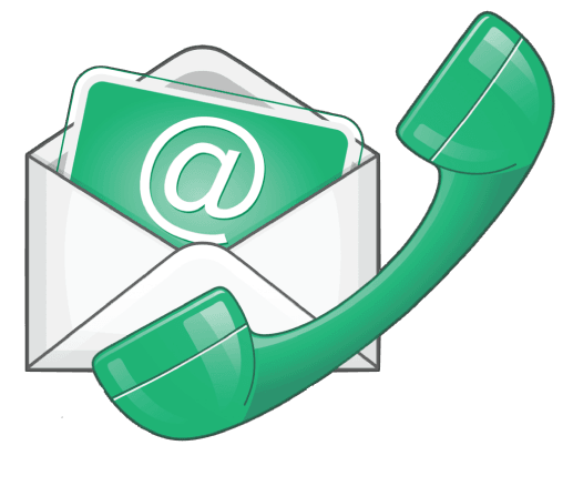 Accès au menu contact